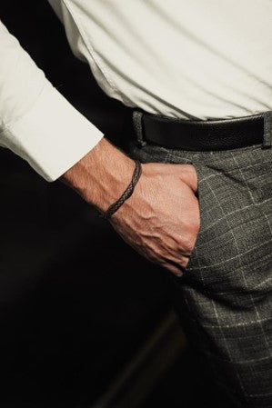 men bracelets brown 003
